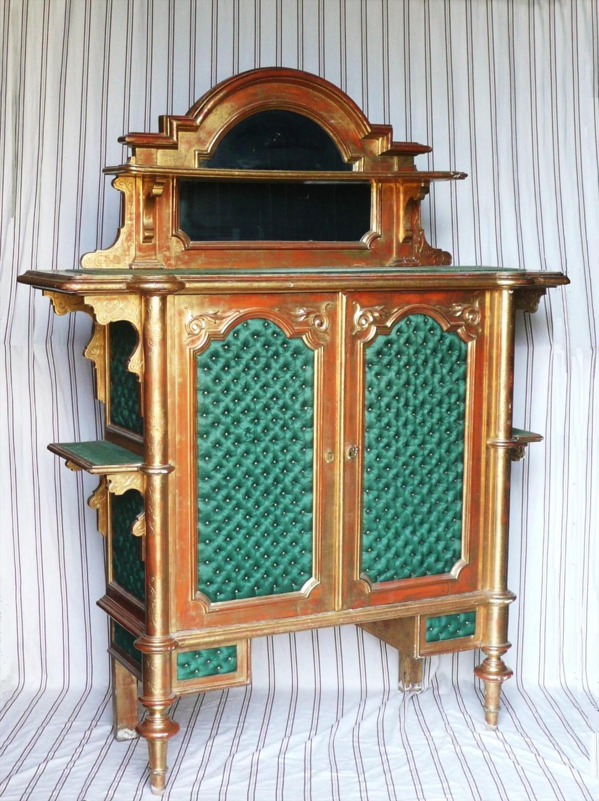 Corydon italia credenza consolle dorata arredi vintage ...